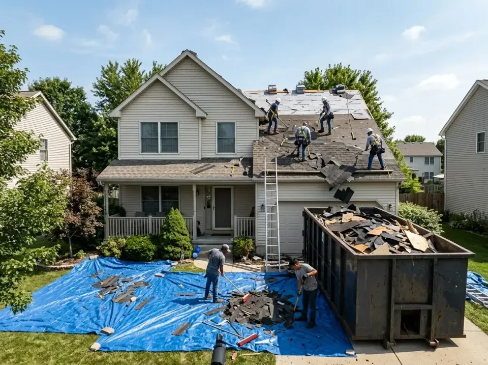 roof-replacement-debris-remova-004 — frequently asked questions, Cheapest Dumpster Rentals in Tallahassee, FL